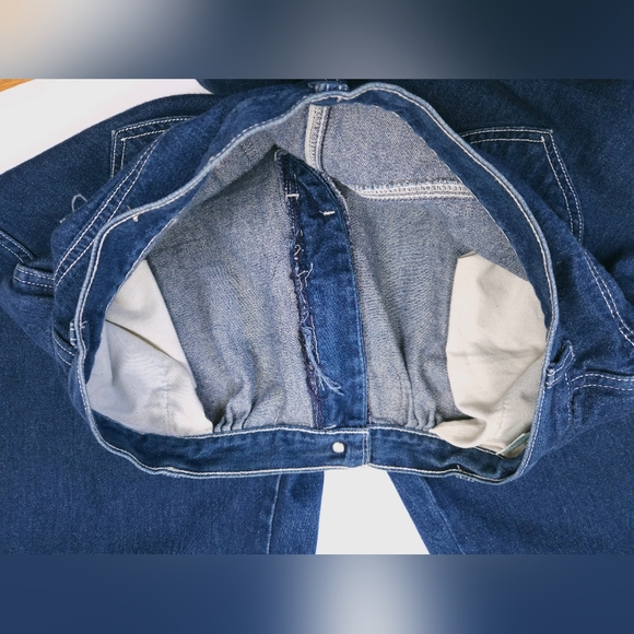 Gitano Vintage 80s Womens High Waisted Denim Jeans Size 38 Short Dark Wash - Picture 14 of 15